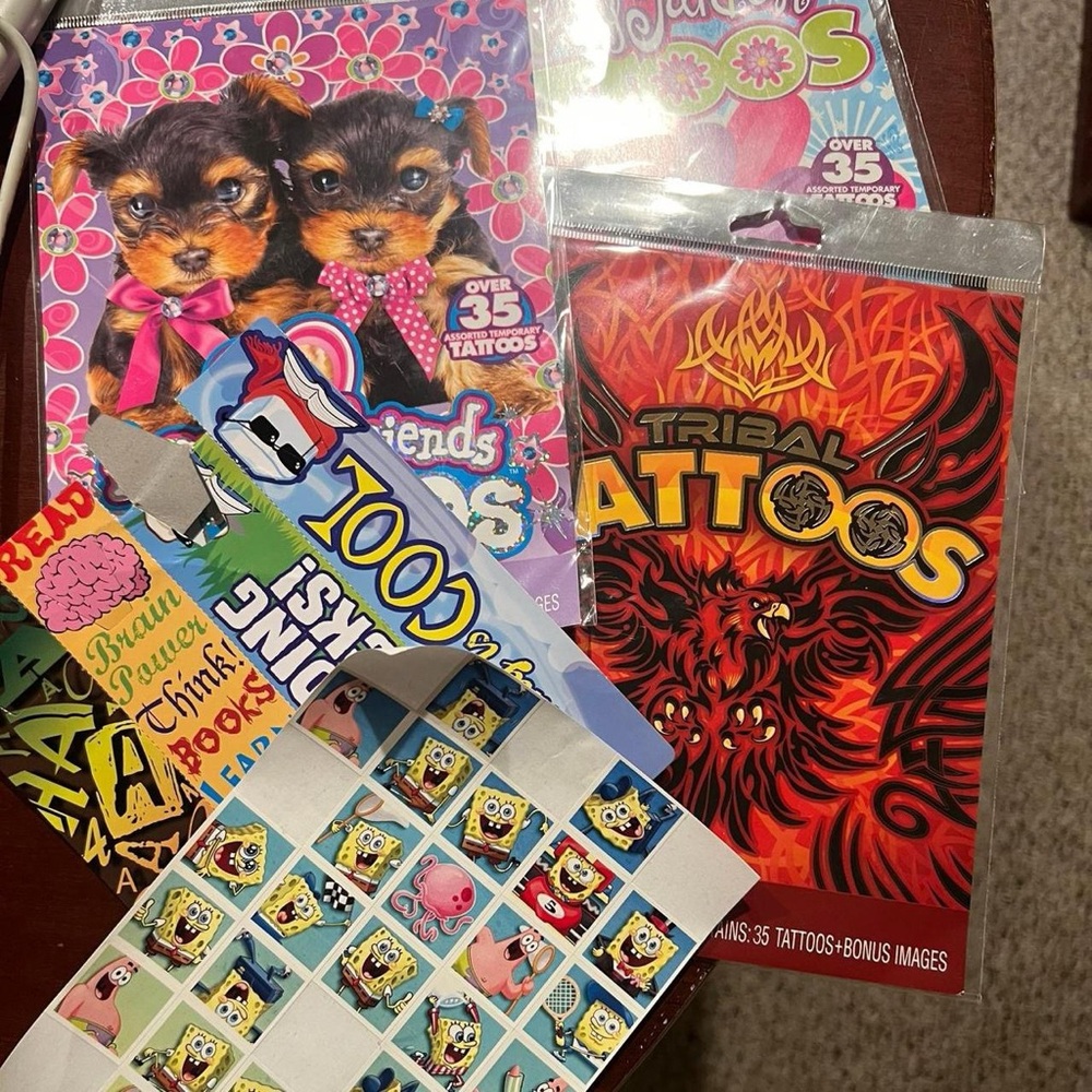Assorted Tattoo Sticker Packs